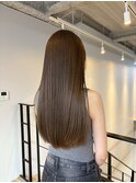 ★ブリーチなしオリーブグレージュヘーゼルブラウン秋カラー艶感