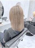 ベージュ/ケアブリーチ/髪質改善/仙台美容室/若林区美容室