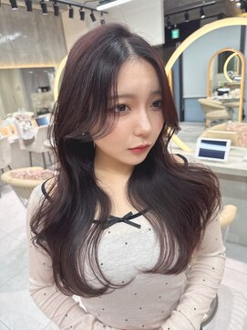 ロンドメリア 天神大名店(Lond Melia) イメチェンヘアスタイル小顔に見せるヘアココアベージュ