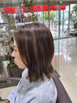 クロップ エス 茅ヶ崎本店(crop es) コントラストハイライト