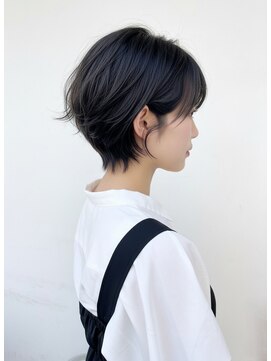 ヘアーメイク ライズ 西田辺店(Hair make rise;) ナチュラルボブ前髪ありイメチェン20代30代40代50代ショートボブ