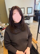 マーリャヘアー(mallia hair)&nbsp;レイヤースタイルレイヤーカットロングレイヤー小顔スタイル