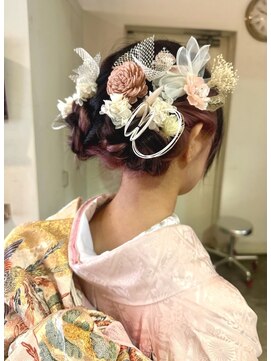 アビリティ ヘアー(ability hair) 振袖　ツインアップヘアー！