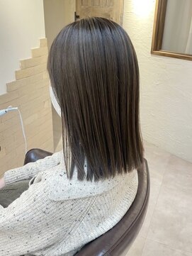 チュチュ(chuchu) ブリーチなしダブルカラー/韓国/顔まわり/レイヤー/東久留米