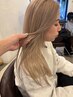 【ハイトーン】カット＋ケアブリーチ＋ケアカラー＋髪質改善ヘアエステ★