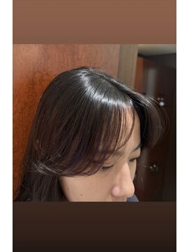 アピッシュ ギンザ(apish ginza) 乾かすだけで完成!ふんわり前髪パーマ