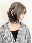 【松戸　松田】ボブレイヤーハイライトメッシュコバルトブルー