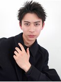 【loe】メンズカット×スパイキーショート×アップバング