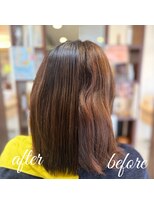 ファム 横川店(femme) 【美髪】40代髪質改善ストレート/広島/西区/横川/縮毛矯正/水素