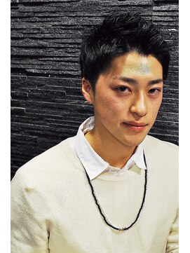 ヒロギンザ 池袋東口店(HIRO GINZA) シャープな縦長フォルムソフトモヒカン【ヒロ銀座池袋店】