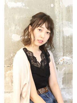 コティ(koti) ガーリーハーフアップ