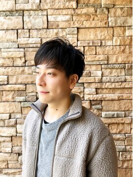 エノモト(ENOMOTO) 20代30代40代ナチュラル束感ショート爽やかツーブロックマッシュ