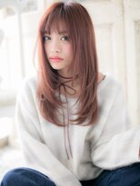 クオーレ ヘア アンジュ 水戸店(CUORE HAIR ange)&nbsp;*ange水戸*…毛先パーマのワンカール小顔カジュアルロングa
