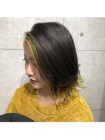 ヘアサロン ドットプラス 町田店(dot. plus)&nbsp;裾カラー × Yellow