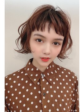 クーエフー(coo et fuu) フリンジウェーブのショート♪前髪はショートバング♪藤沢3