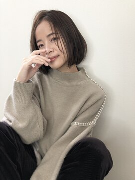 シェノン 西梅田(CHAINON) 前髪/レイヤーカット/ブラウン/アッシュカラー/オリーブ/ボブ