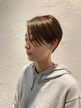 ソレイユ シンサカエ(SOLEIL SHINSAKAE) 透明感グレージュ×ハンサムショート☆