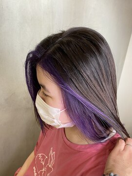 アンダーバーホワイトモデ 河内長野(_WHITE mode) ☆ インナーバイオレット