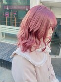 ショコラピンク/ブリーチ/韓国/ダブルカラー[海老名駅]