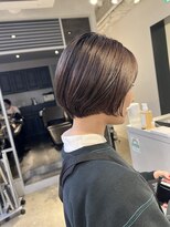 フィルムス 新宿(FILMS)&nbsp;斜めバング/グレージュカラー/デザインカラー/シルキーベージュ