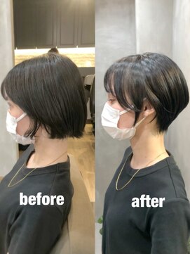 ソイルバイロミー(soil by ROMMY) 【ボブからバッサリ】まとまるショートに/横浜髪質改善