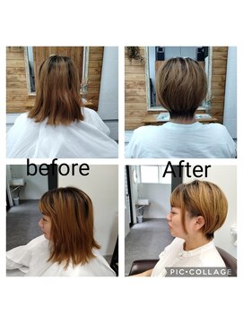 グルー(glue.) ナチュラルショート。