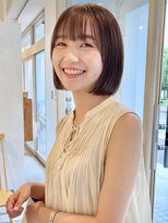 ロア ヘアーコーディネート 四条烏丸店(LoRE hair coordinate)&nbsp;ナチュラルカラー×ぷつっとボブ/リオン