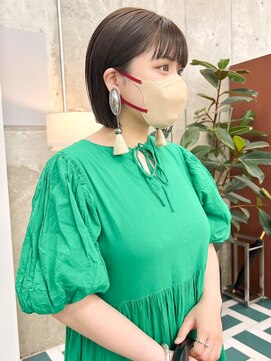 ノエ(noe) アゴボブ×フォギーベージュ