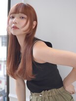 ニューヨークニューヨーク なんば道頓堀店(NYNY)&nbsp;顔まわりウルフ×ロングヘアー