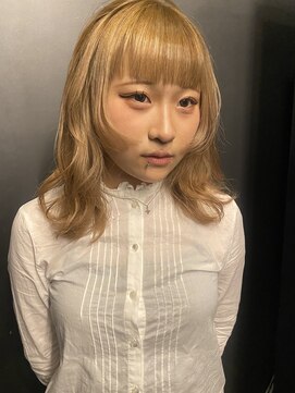 ゲーム 原宿店(GAME) ダブルカラーブロンドベージュカラーケアブリーチハイトーン