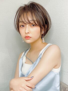 アフロート ディル(AFLOAT D'L) 20代30代40代大人かわいい 小顔 ショートボブ  ひし形シルエット