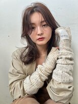 シア 表参道(SHEA.)&nbsp;【高遠 翔馬】くびれヘアレイヤーカット/マロングレージュ