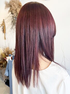 レポヘアー(Repos hair) 20代30代40代髪質改善カラーチョコレートブラウン艶感透明感