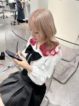 ユーフォリア 渋谷グランデ(Euphoria SHIBUYA GRANDE) エンドカラー　ホワイトカラー　グラデーションカラー　YUKI