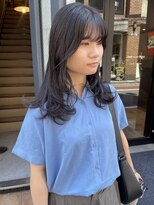 コフィー バイ メルト 吉祥寺(cofy by melt)&nbsp;【松本咲花】ブリーチなしアッシュグレージュ暗髪透明感カラー