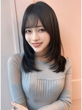 モアナ バイ ラナ 甚目寺店(MoanA BY LANA) 20代/30代/透明感カラー/韓国風/ぱっつん前髪