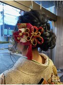 着物向け/成人式向け王道ヘアアレンジ