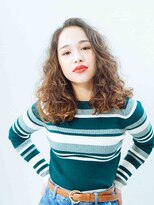 エクファ ヘア シェリル 草津 南草津店(ex-fa hair cherir) 黒髪ボブルフネビージュ小顔ワンレンスペインカール