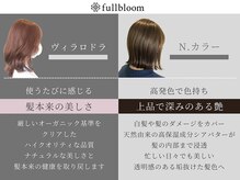 フルブルーム 東林間(fullbloom)の雰囲気（ヘアケアにこだわったカラーをご用意しております。）