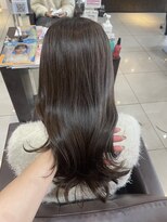 フォルテ 草薙店 グレージュ ブリーチなし 透明感カラー 西村ひより