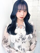 フウ(fuh)&nbsp;ブルーブラック/ブルー/学割/ダブルカラー/髪質改善/艶髪