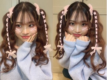 セットサロン マオ(MAO)の写真/《三宮駅2分/ライブヘア¥1900～(朝6時～）》結婚式はもちろん旅行/遊園地/ライブも♪理想の仕上がりが続く!