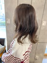 レオン(Re:ON)&nbsp;ラベンダーベージュ×セミロング