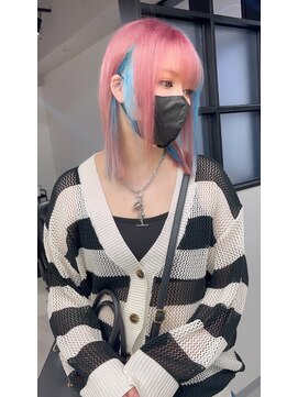 ソルバイジゼル(sol by gisele) 圧倒的個性インナーカラー×派手髪【10～20代】