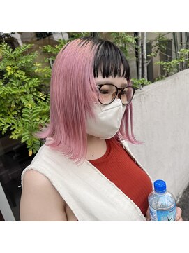 ユニ(Uni.) ピンク×ブラック