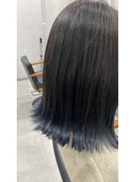 美容室 コンフォルト 錦糸町(Conforto) 裾カラー　ブルー