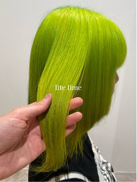 ソイクフ 四条大宮店(SOY-KUFU) 20代30代40代◎2ブリでつくるライムグリーンのデザインカラー