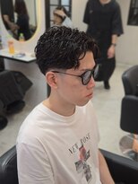 ラピス 名古屋駅前店(Lapis)&nbsp;ラフカール/スキンフェード/短髪パーマ/オールバックパーマ