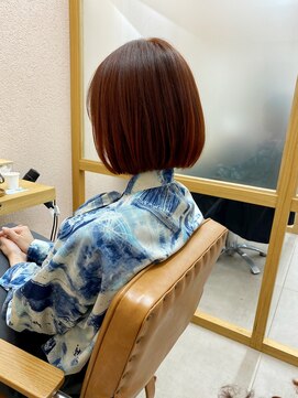 トリコ 柏(tricot) ミニボブ◎オレンジレッド