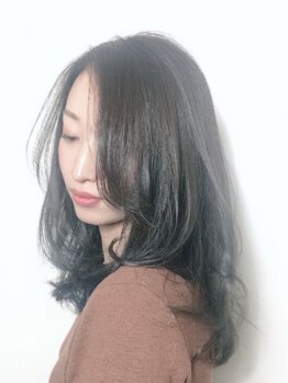 【大分駅チカ】髪の負担を最大限に考慮し頭皮に優しい薬剤を使用◎ノンジアミンカラーで潤艶の大人髪へ…*